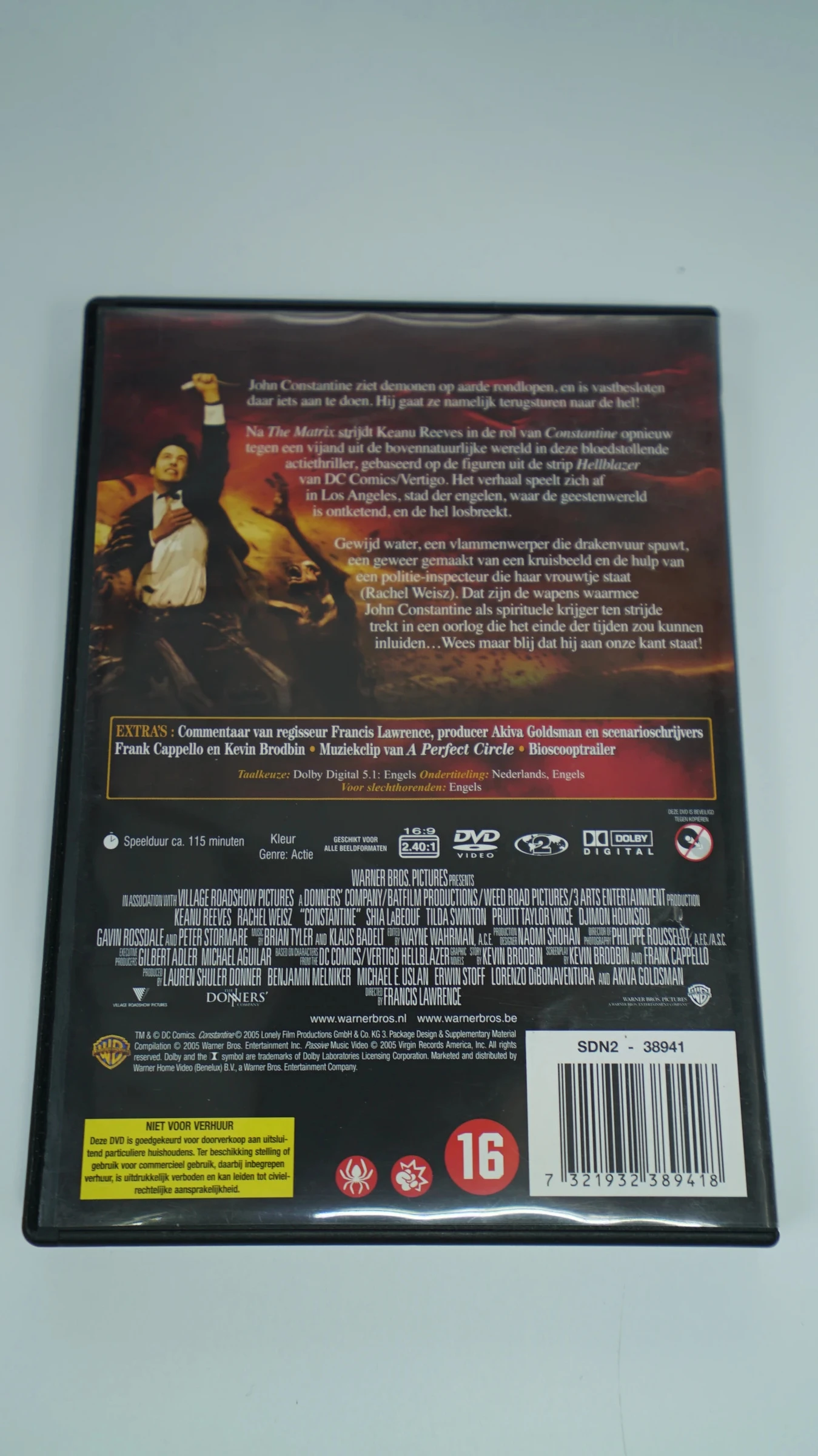 Constantine (DVD, Edición de 1 Disco, Keanu Reeves, Thriller de Acción Sobrenatural) – photo 4